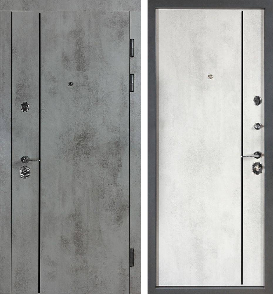 Вхідні металеві двері Булат Цитадель К-8, модель 554. Колір: оксид темний/оксид світлий