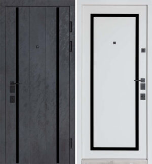 Булат Термо Олімп (квадро) Mottura, модель 575/568. Колір: Оксид чорний/Білий матовий