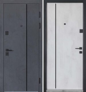 Цитадель В-606 (квадро) Kale, модель 580/543. Колір: Бетон антрацит/Оксид білий