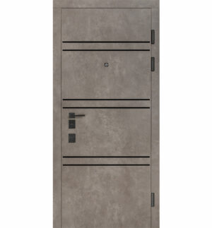 Булат Термо Expert (квадро) Mottura, модель 550/253. Колір: Роксі антрацит сірий/Білий матовий